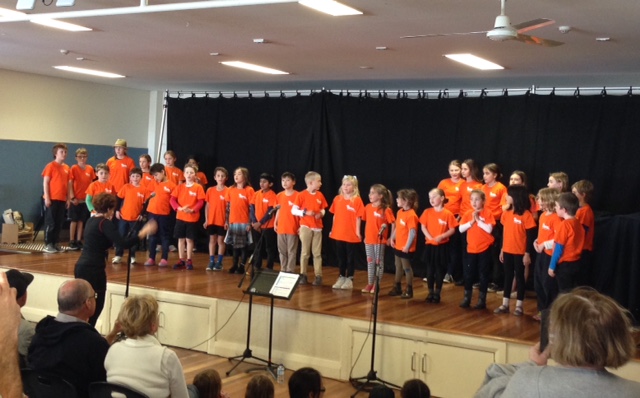 Inner Sydney Montessori choir performance.